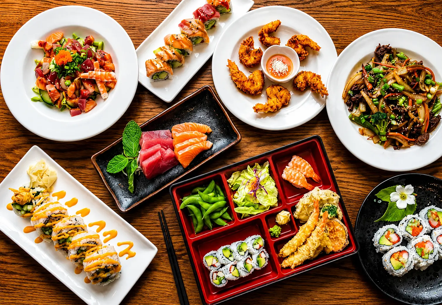 Sushi Kuni - Best Japanese restaurant and sushi bar on Provencher Blvd in St. Boniface, Winnipeg serving fresh sushi, sashimi, bento boxes and specialty rolls