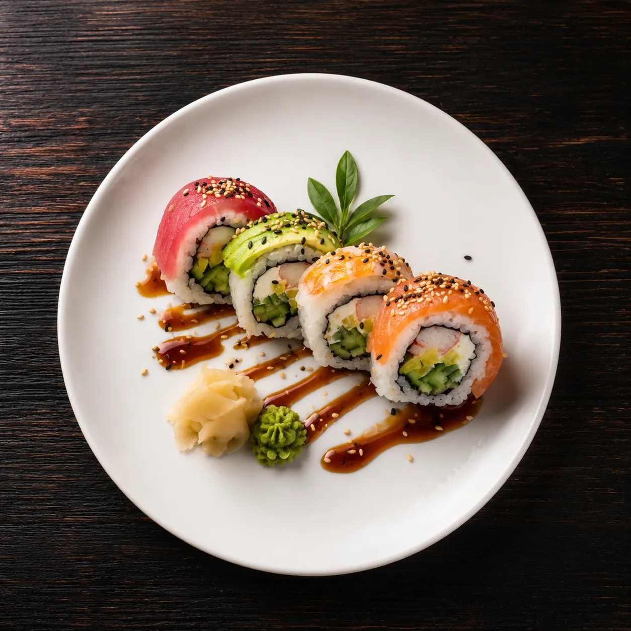 Specialty sushi rolls at Sushi Kuni, 131 Provencher Blvd, St. Boniface, Winnipeg
